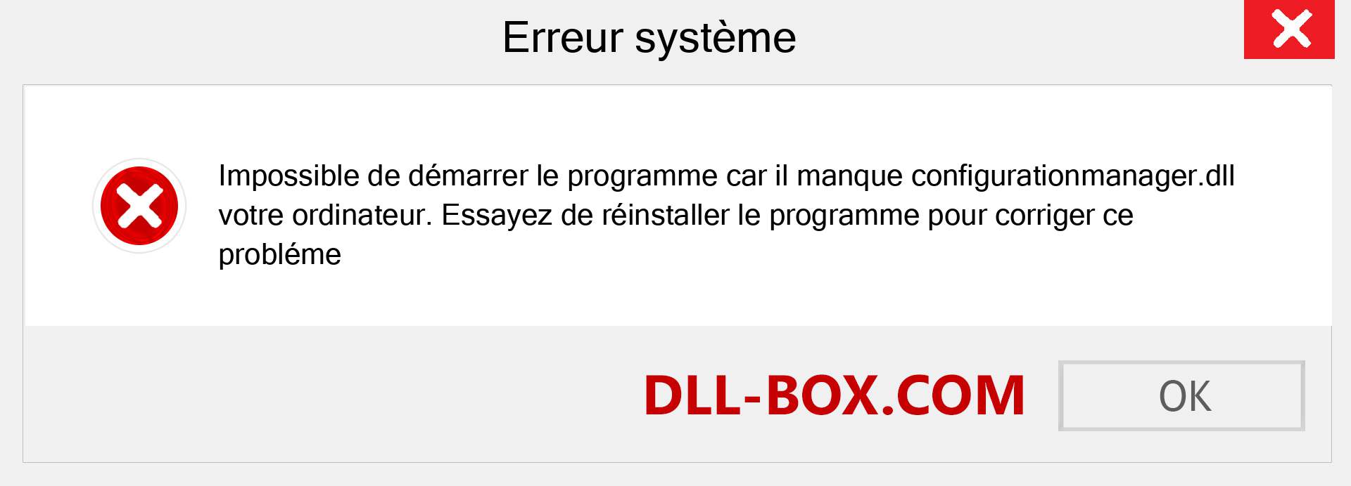 Le fichier configurationmanager.dll est manquant ?. Télécharger pour Windows 7, 8, 10 - Correction de l'erreur manquante configurationmanager dll sur Windows, photos, images